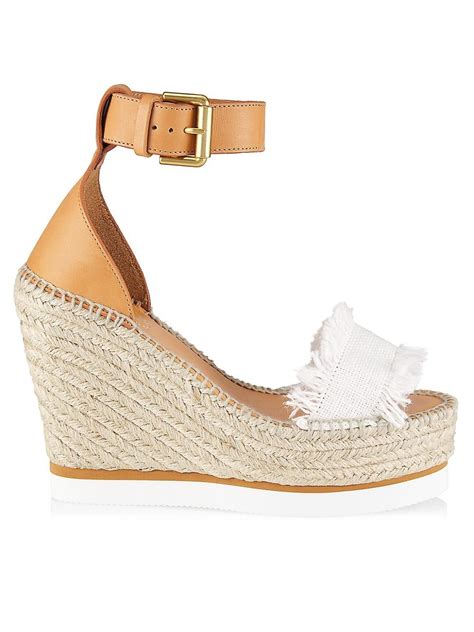 see by chloe glyn flat espadrilles|see by chloe espadrille wedge.